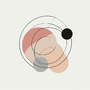 minimalist abstract art with circles (2)